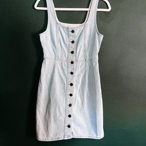 Urban Outfitters Demin Button Up Dress